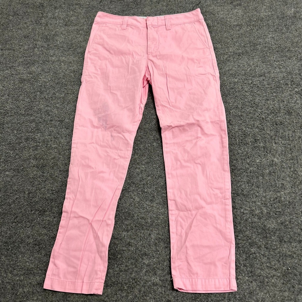 Polo Ralph Lauren Pants Womens Size 2 Pink Cotton Chino Straight Leg Classic
